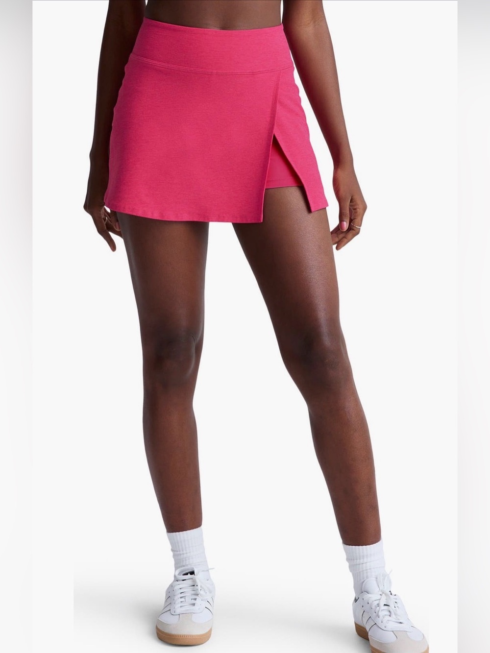 Beyond yoga Points crossover skort NWT $78 XL Vivid Pink Heather